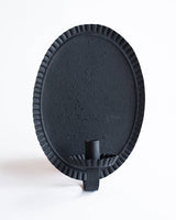 Primitive Oval Sconce - Black - Holistic Habitat 