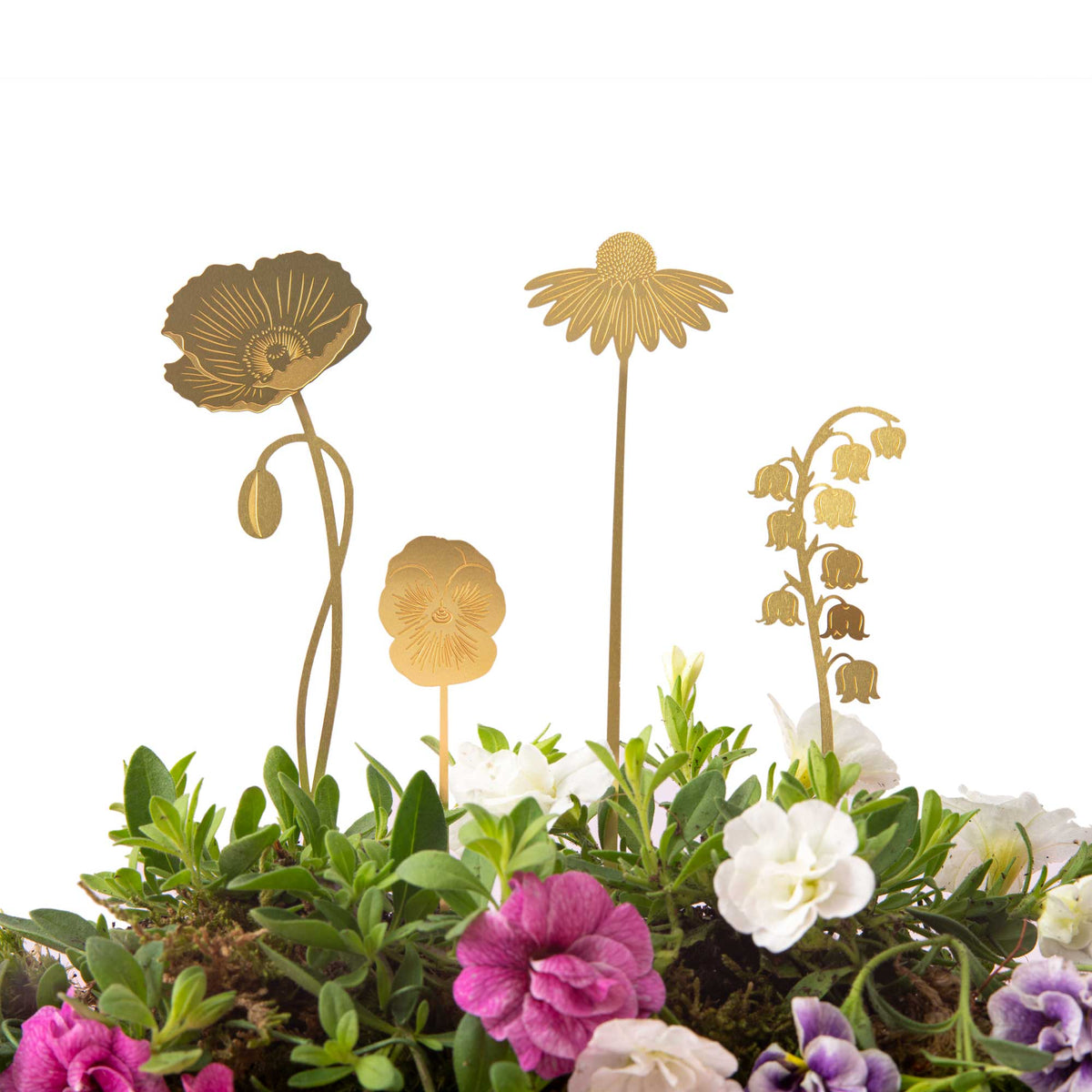 Brass Blooms Garden Botanical Decoration - Holistic Habitat 
