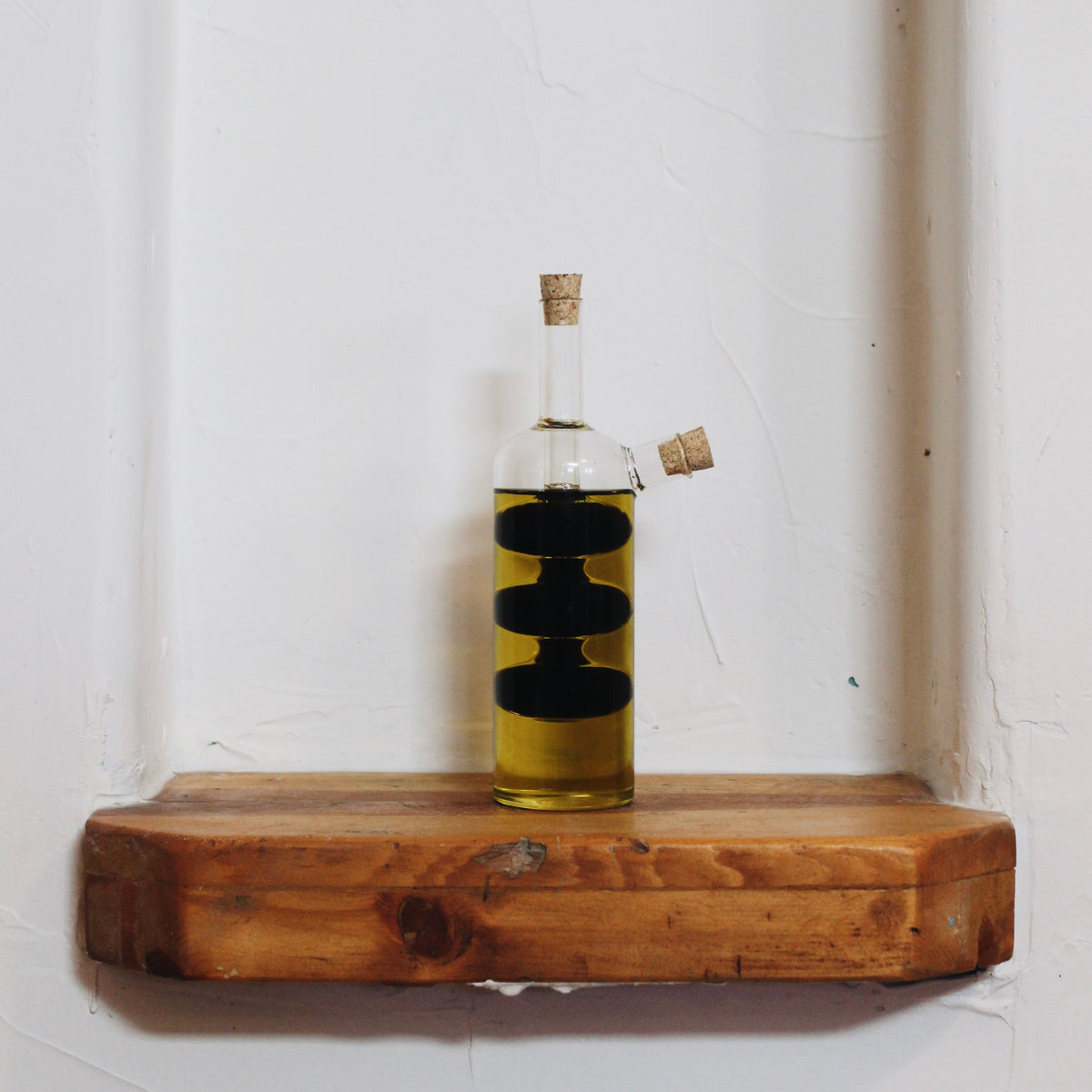 Stacked Oil and Vinegar Cruet Cylinder - Holistic Habitat 