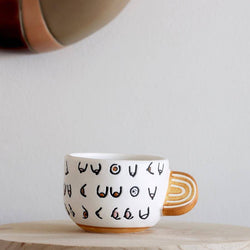 Boobies Hieroglyph Ceramic Mug - Holistic Habitat 