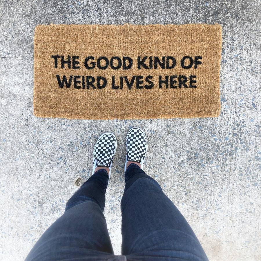 The Good Kind of Weird Doormat - Holistic Habitat 