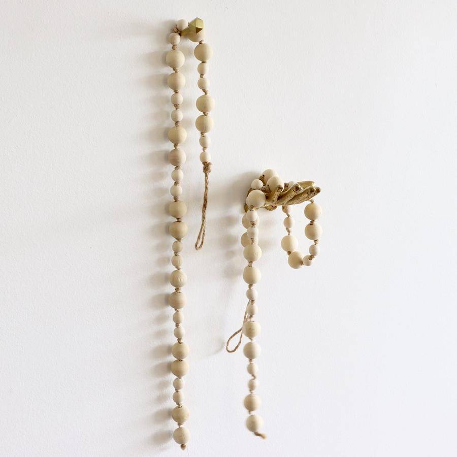 Wooden Prayer Beads Natural - Holistic Habitat 