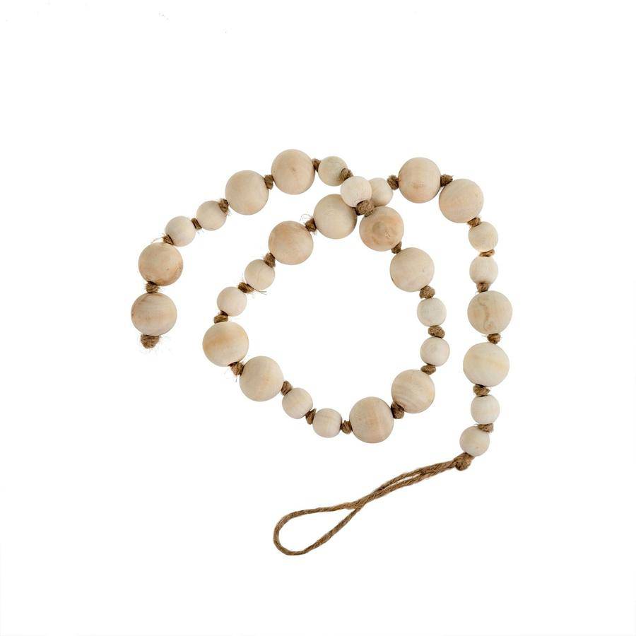 Wooden Prayer Beads Natural - Holistic Habitat 