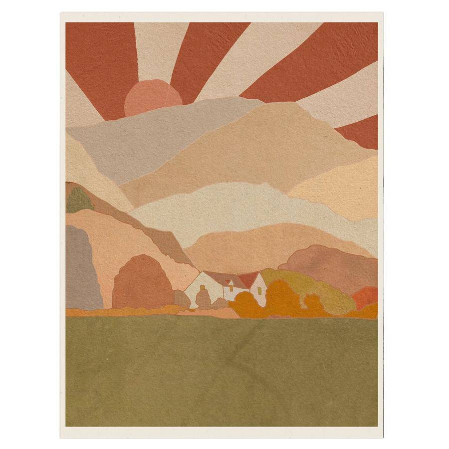 Mountain Pieces Print - Holistic Habitat 