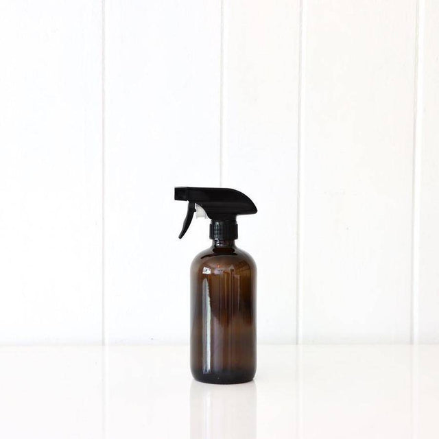 Amber Glass Apothecary Spray Bottle - 16 oz - Holistic Habitat 