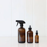 Amber Glass Apothecary Spray Bottle - 16 oz - Holistic Habitat 