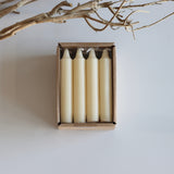 Short Taper Candles - White Set of 12 - Holistic Habitat 