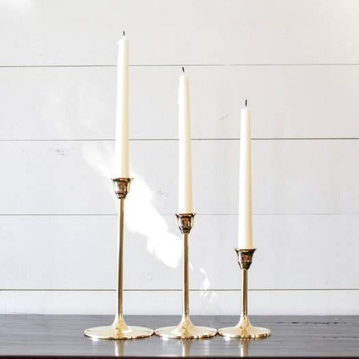 Brass Candlesticks - Holistic Habitat 