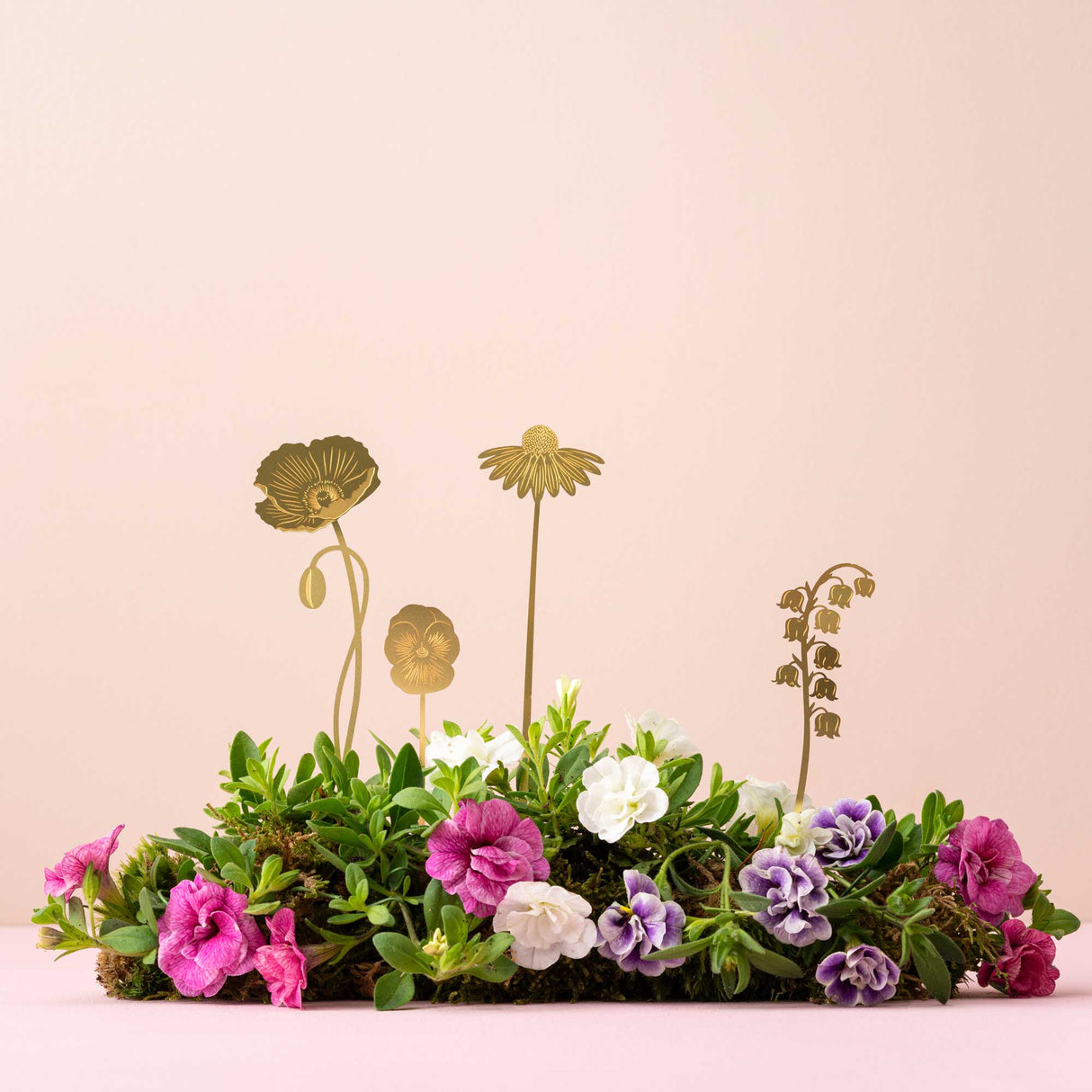 Brass Blooms Garden Botanical Decoration - Holistic Habitat 