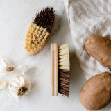 Oval Eco Cleaning Brush—Bamboo, Sisal & Coconut - Holistic Habitat 