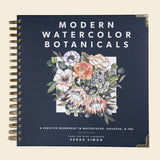 Modern Watercolor Botanicals - Holistic Habitat 