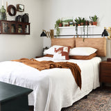 The Rachael Vegan Cork Headboard Cushions - Holistic Habitat 