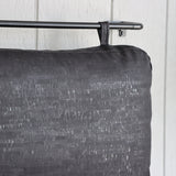 The Rachael Vegan Cork Headboard Cushions-Black - Holistic Habitat 