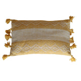 Adeline Hand Woven Indoor/Outdoor Pillow Ochre 14x22 - Holistic Habitat 