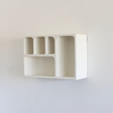 Stash White Wooden Wall Cubby - Holistic Habitat 