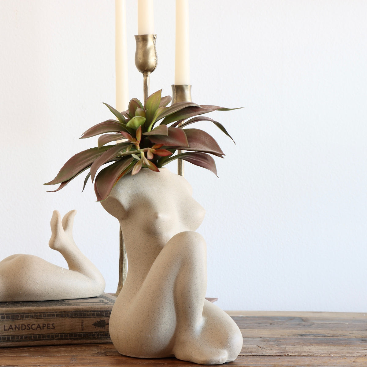 Felt Cute Ceramic Vase - Holistic Habitat 