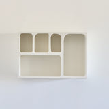 Stash White Wooden Wall Cubby - Holistic Habitat 