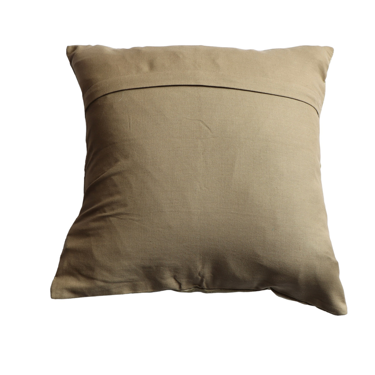Olive Glyph Embroidered Pillow Cover - 18 Inch - Holistic Habitat 