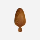 Teak Wooden Oval Scoop - Flour Grain Sugar Measuring Spoon - Holistic Habitat 