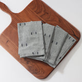 Dark Slate Blue Tuft Napkin -  Set of 4 - Holistic Habitat 