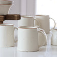 Coco Cream Modern Stoneware Mug - Holistic Habitat 