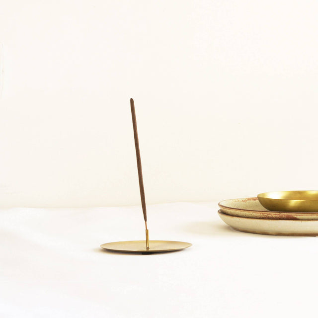 Heirloom Brass Incense Holder - Holistic Habitat 