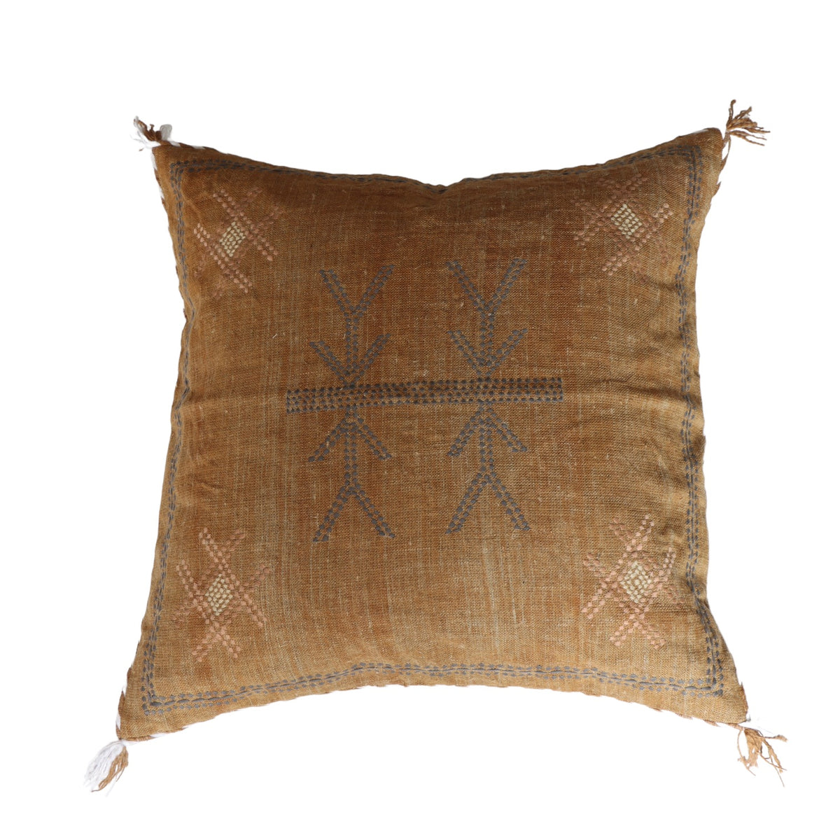 Milly Mustard Linen Pillow Cover - 20 Inch - Holistic Habitat 