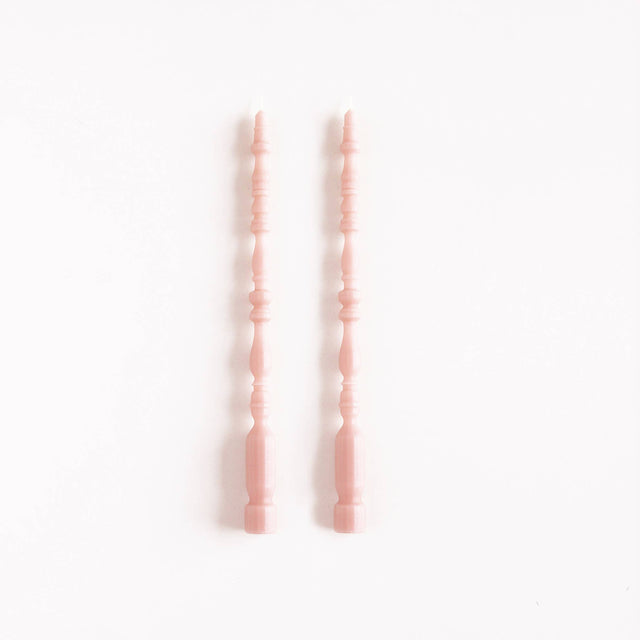 SPINDLE LEG TAPERS // ROSEWATER - Holistic Habitat 