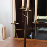 Clementine Aged Brass Finished Candelabra - Holistic Habitat 