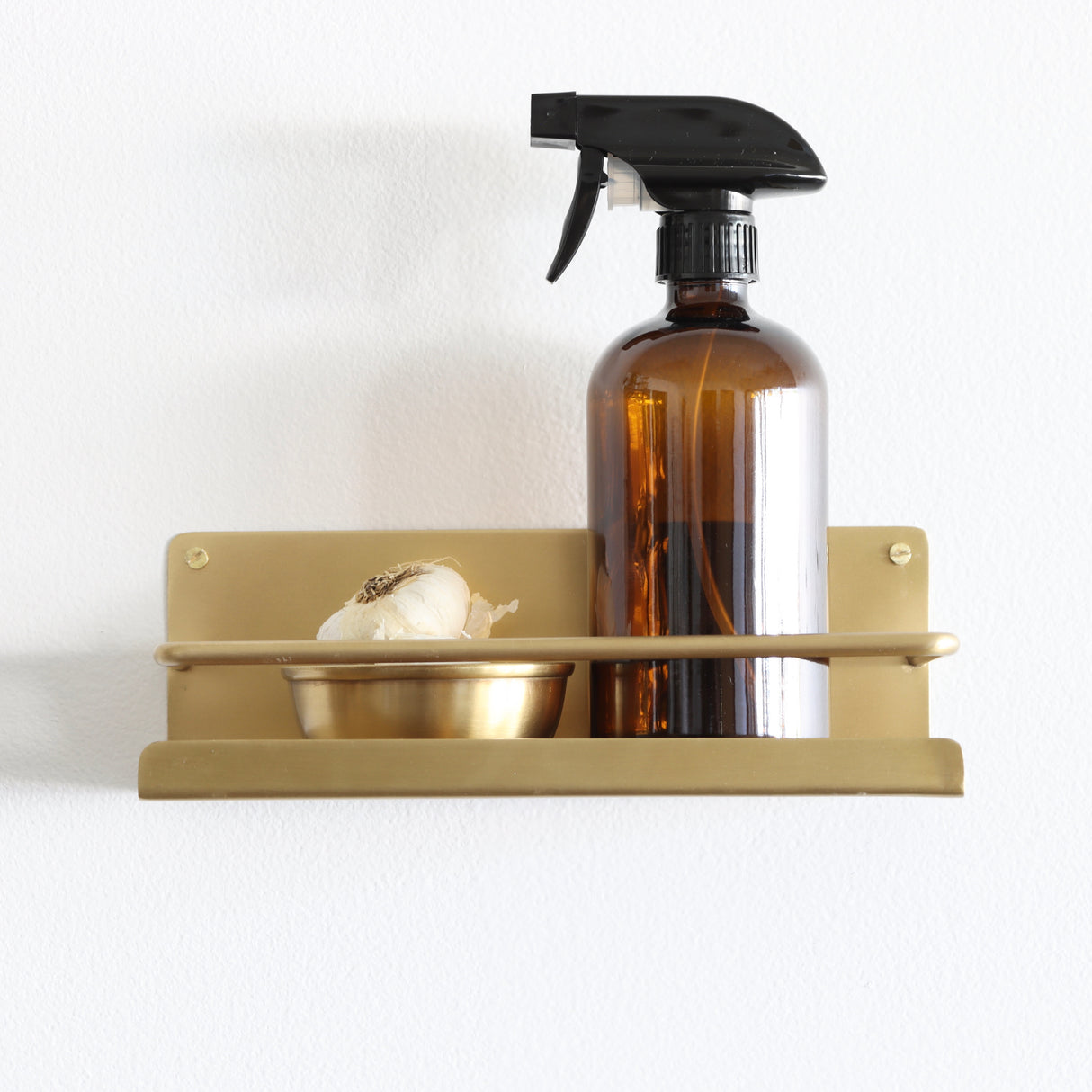 Brass Toiletry Shelf - Holistic Habitat 