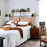 The Rachael Vegan Cork Headboard Cushions - Holistic Habitat 