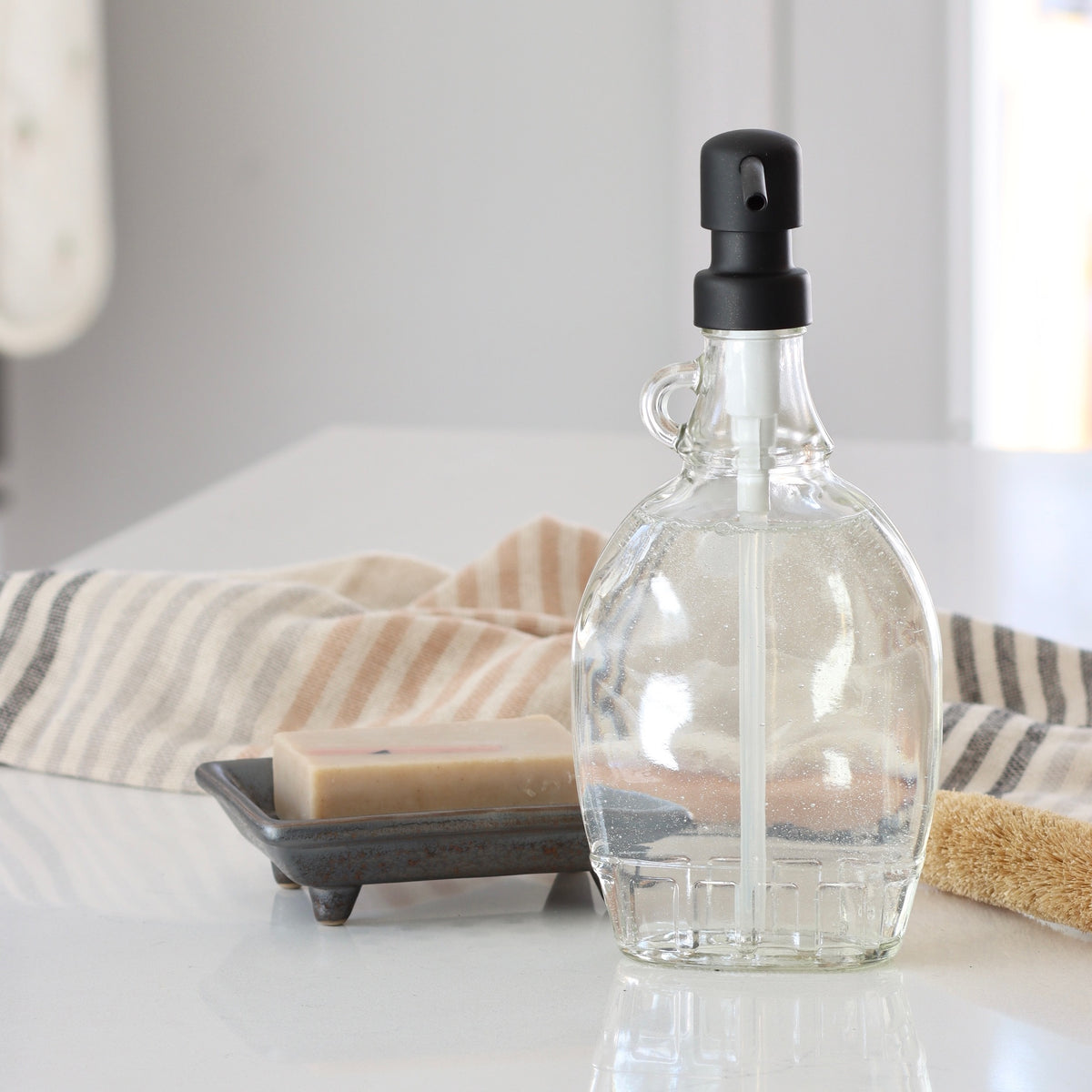 Syrup Style Soap and Lotion Dispenser Bottle - 12oz - Holistic Habitat 