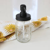 Mason Jar Soap Dispenser - With 16oz Ball Mason Jar - Holistic Habitat 