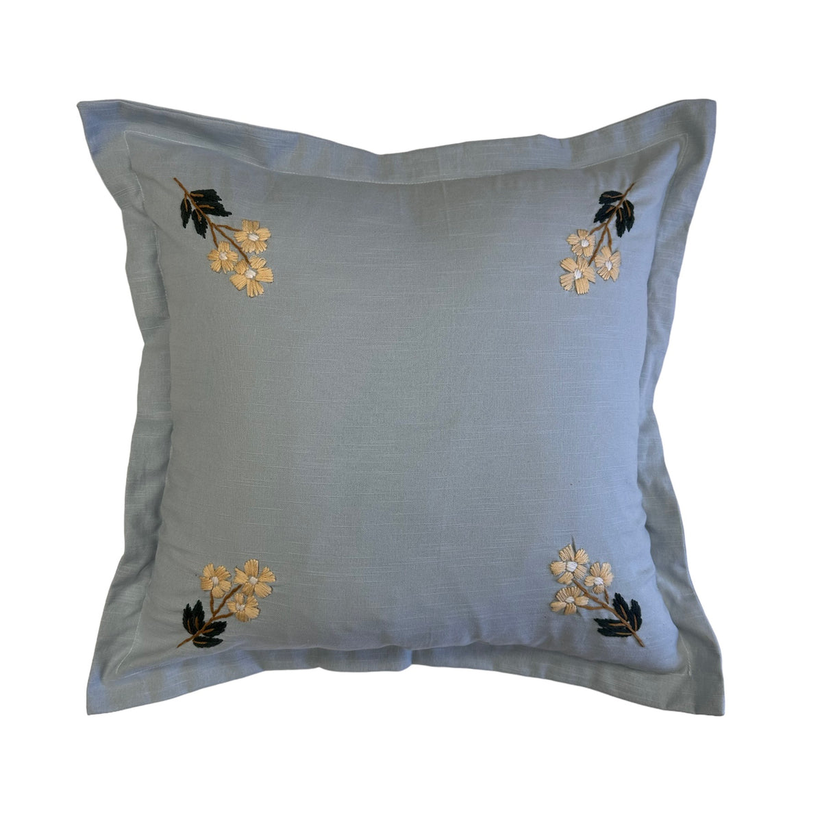 Estella Embroidered Pillow Cover - Holistic Habitat 