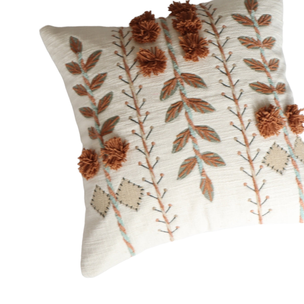 Jada Pillow Cover - Terracotta - 18 Inch - Holistic Habitat 
