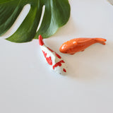 Oh Fish-Large Stoneware Floating Koi - Set of 2 - Holistic Habitat 