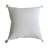 Jaya Linen Embroidered Pillow Cover - 20 Inch - Holistic Habitat 