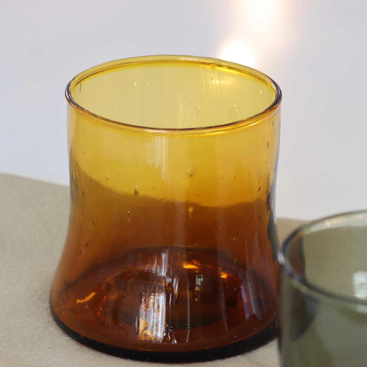 Verve Amber Drinking Glass - 10 oz - Holistic Habitat 