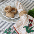 Hand Woven Rattan Napkin Rings - Set of 4 - Holistic Habitat 