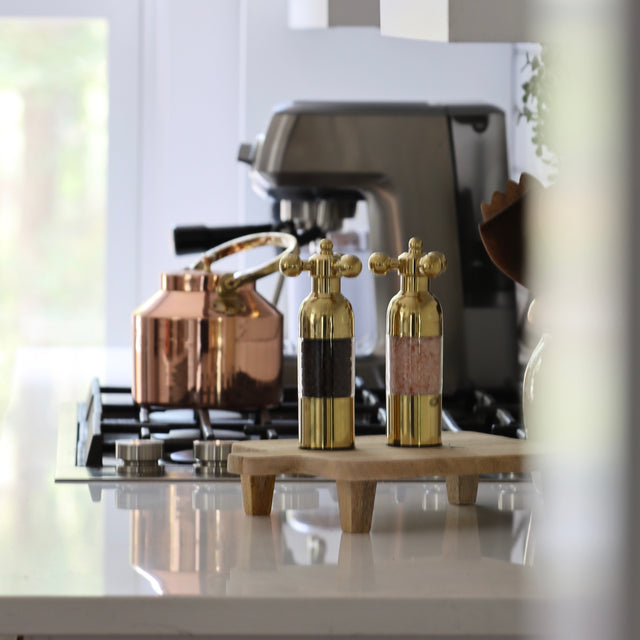 AXIA Brass Salt and Pepper Mill - Holistic Habitat 