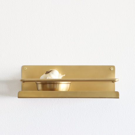 Brass Toiletry Shelf - Holistic Habitat 