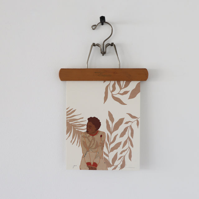 Vintage Wooden Pant/Poster Hanger -Medium - Holistic Habitat 