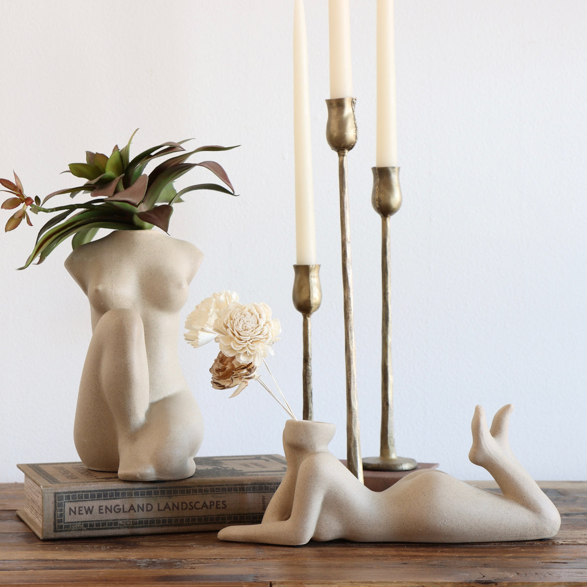 Felt Cute Ceramic Vase - Holistic Habitat 