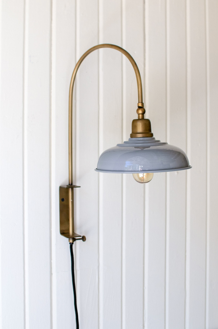 Barn Light Wall Sconce Grey - Holistic Habitat 