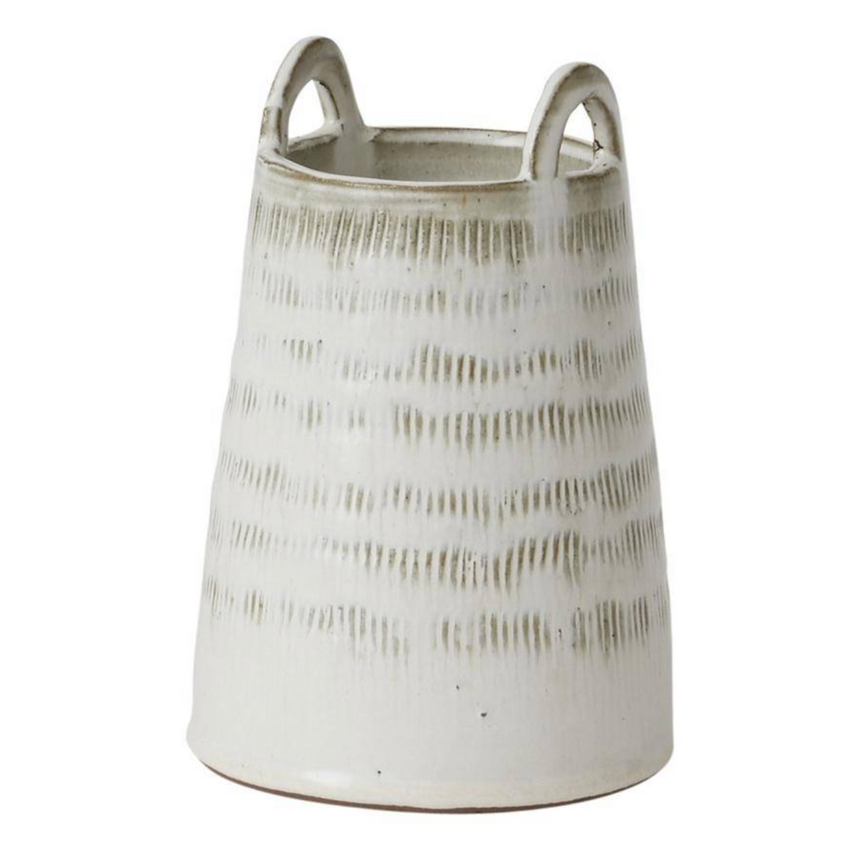 Mia Handled Ceramic Vase - Large - Holistic Habitat 