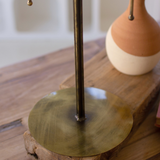 Clementine Aged Brass Finished Candelabra - Holistic Habitat 