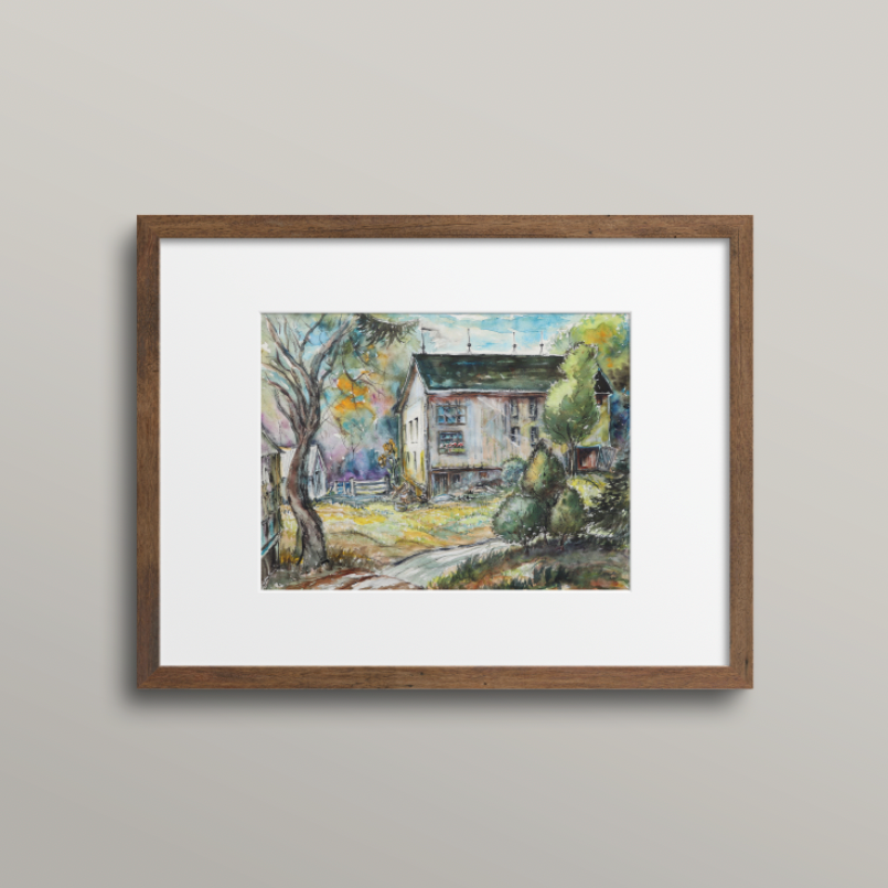 Farm Light Original Art Print - Holistic Habitat 