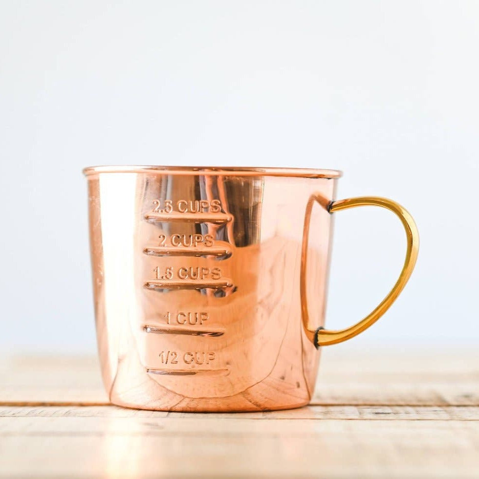 Copper Liquid Measuring Cup - 2.5 Cup - Holistic Habitat 