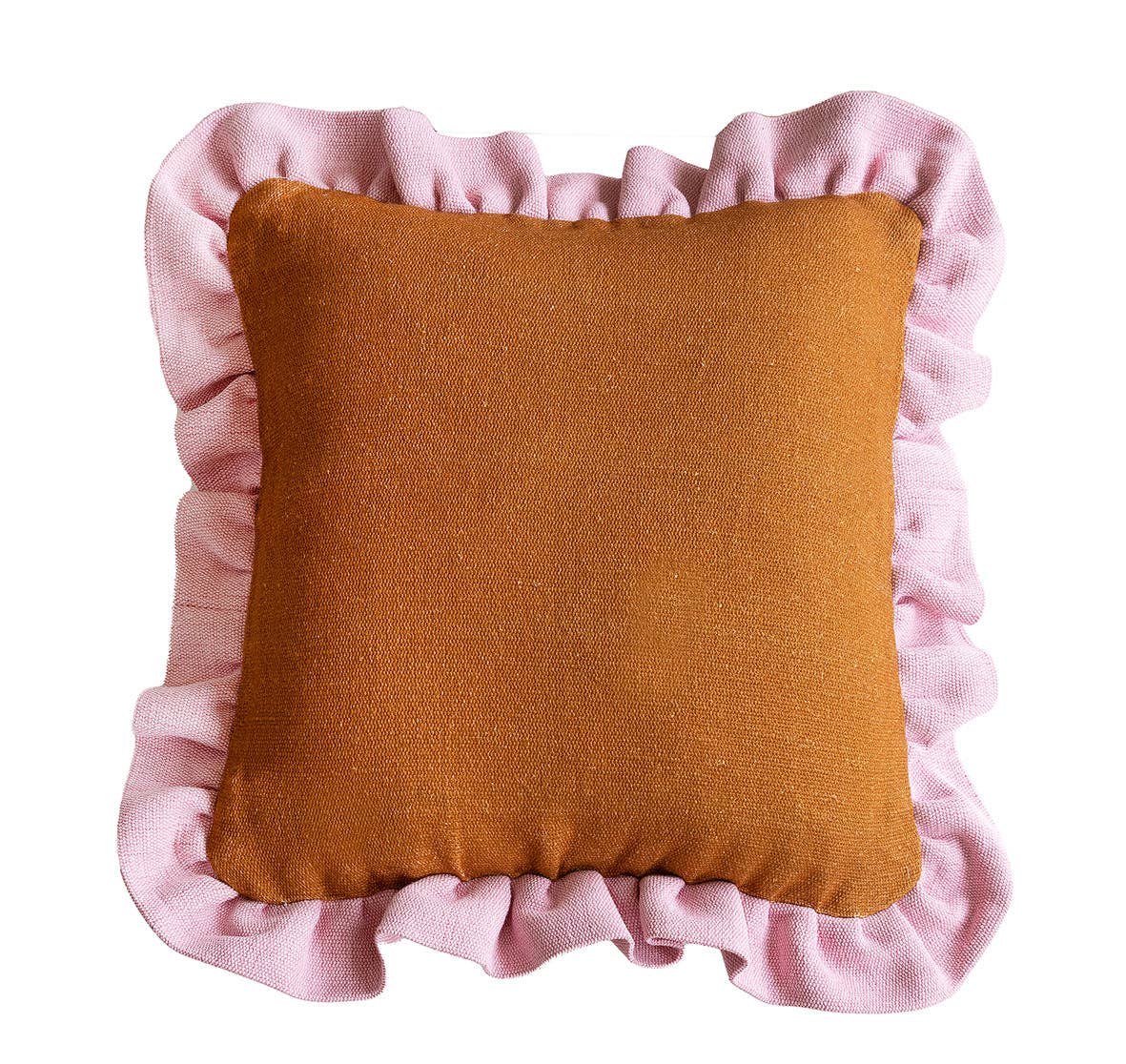 WHOLESALE Pecan Frill Cushion - Cover Only: 55cm - Holistic Habitat 
