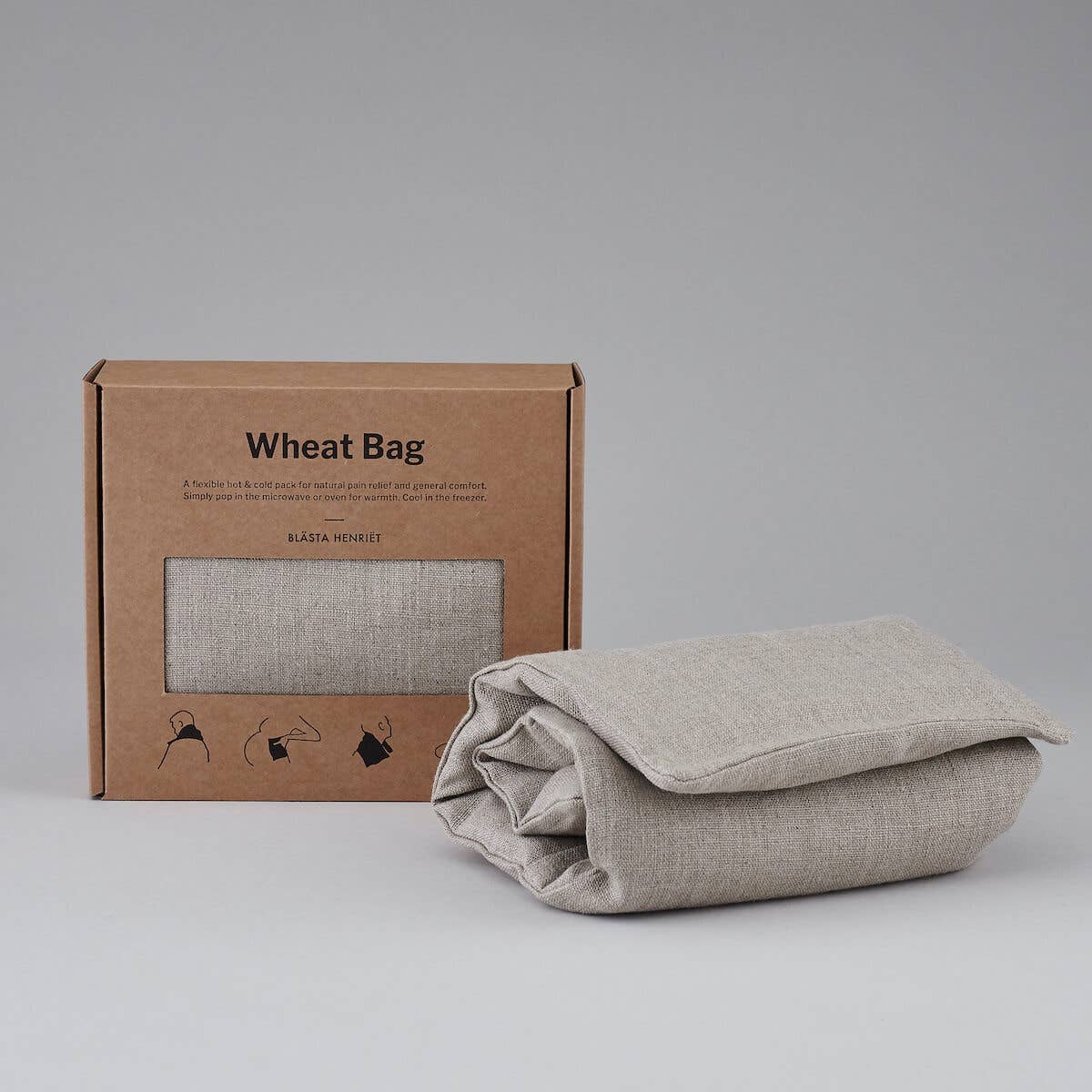 Wheat Bag - Hot/Cold: Plain Linen - Holistic Habitat 